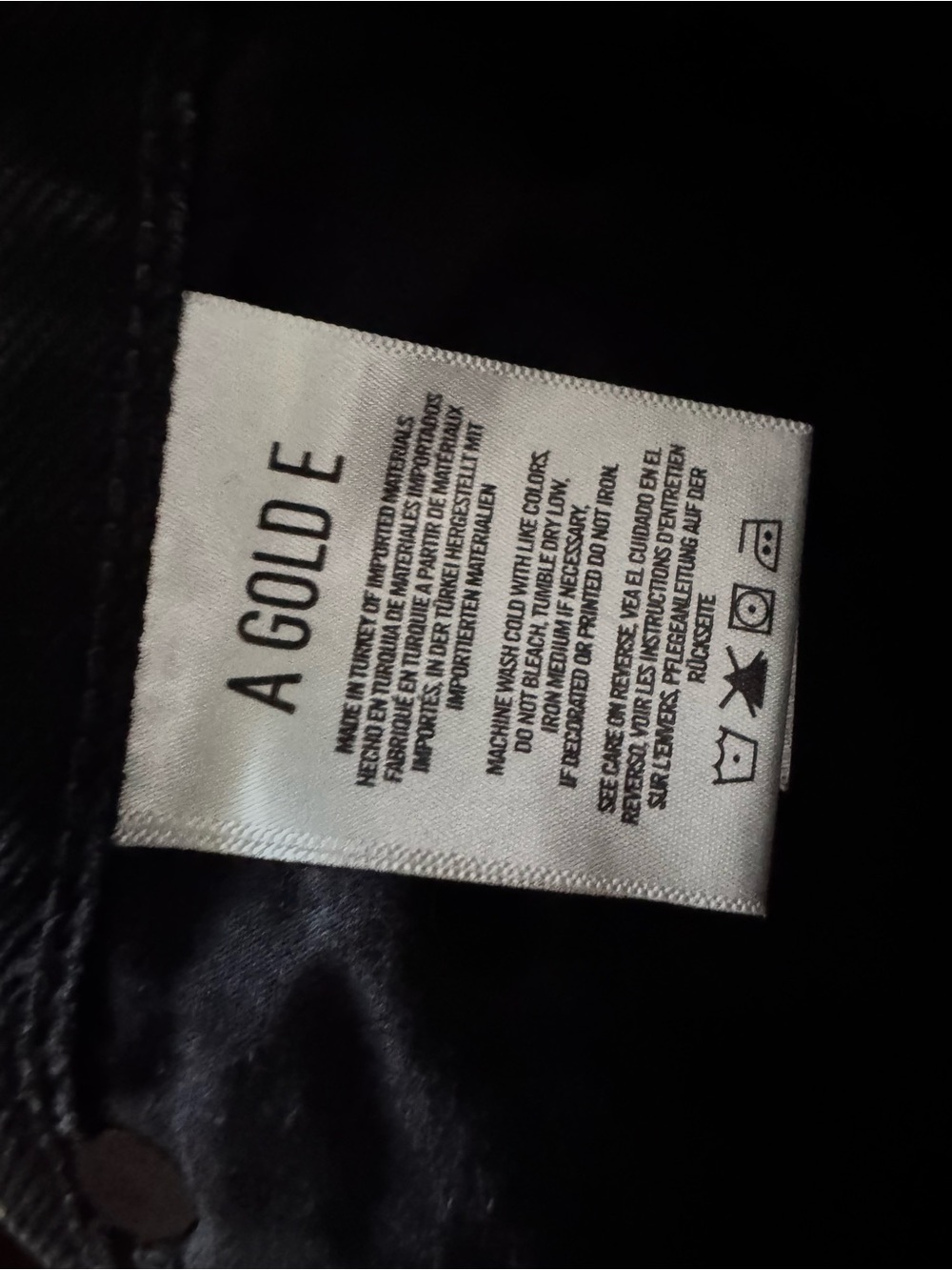 Agolde Dee High Rise Denim shorts - Picture 6 of 7